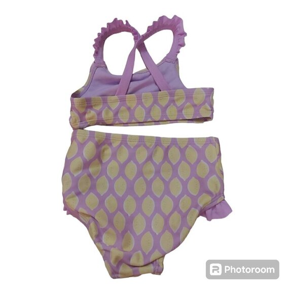 Cat & Jack 12M Cross Back Purple 2-Piece Bikini: Fun & Stylish For Your Baby - Picture 2 of 9
